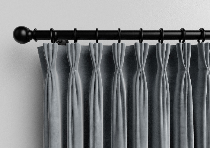 Velvet Opulence (Blackout), Storm Grey - Made to Measure Curtains - Image 11